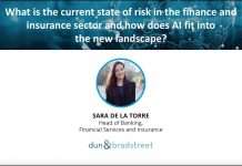 What is the current state of risk in the finance and insurance sector?